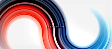 Gökkuşağı sıvı renkli arka plan - girdap ve daireler, bükülmüş sıvı renkler, renkli mermer veya plastik dalgalı doku zemin, çok renkli şablonu için iş veya teknoloji