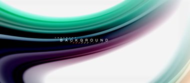 Gökkuşağı sıvı renk arka plan Bükülü sıvı tasarım, renkli mermer veya plastik dalgalı doku zemin, çok renkli şablonu için iş veya teknoloji sunu veya web broşür kapak