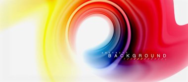 Gökkuşağı sıvı renk arka plan Bükülü sıvı tasarım, renkli mermer veya plastik dalgalı doku zemin, çok renkli şablonu için iş veya teknoloji sunu veya web broşür kapak