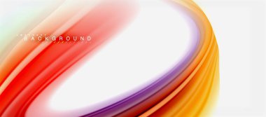 Gökkuşağı sıvı renk arka plan Bükülü sıvı tasarım, renkli mermer veya plastik dalgalı doku zemin, çok renkli şablonu için iş veya teknoloji sunu veya web broşür kapak