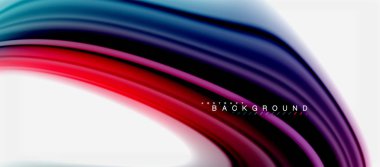 Gökkuşağı sıvı renk arka plan Bükülü sıvı tasarım, renkli mermer veya plastik dalgalı doku zemin, çok renkli şablonu için iş veya teknoloji sunu veya web broşür kapak