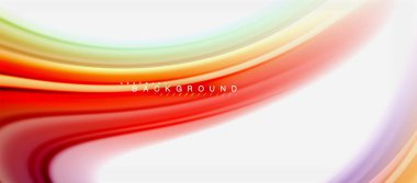 Gökkuşağı sıvı renk arka plan Bükülü sıvı tasarım, renkli mermer veya plastik dalgalı doku zemin, çok renkli şablonu için iş veya teknoloji sunu veya web broşür kapak