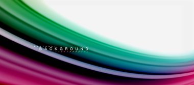 Gökkuşağı sıvı renk arka plan Bükülü sıvı tasarım, renkli mermer veya plastik dalgalı doku zemin, çok renkli şablonu için iş veya teknoloji sunu veya web broşür kapak