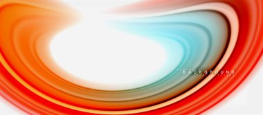 Gökkuşağı sıvı renk arka plan Bükülü sıvı tasarım, renkli mermer veya plastik dalgalı doku zemin, çok renkli şablonu için iş veya teknoloji sunu veya web broşür kapak