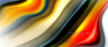 Sıvı sıvı karıştırma renkler konsepti üzerine açık gri renkli, eğri akışı, trendy soyut düzeni şablonu iş veya teknoloji sunu veya web broşür kapak için duvar kağıdı