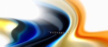 Sıvı sıvı karıştırma renkler konsepti üzerine açık gri renkli, eğri akışı, trendy soyut düzeni şablonu iş veya teknoloji sunu veya web broşür kapak için duvar kağıdı