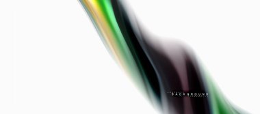 Sıvı sıvı karıştırma renkler konsepti üzerine açık gri renkli, eğri akışı, trendy soyut düzeni şablonu iş veya teknoloji sunu veya web broşür kapak için duvar kağıdı