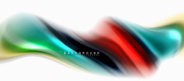 Sıvı sıvı karıştırma renkler konsepti üzerine açık gri renkli, eğri akışı, trendy soyut düzeni şablonu iş veya teknoloji sunu veya web broşür kapak için duvar kağıdı