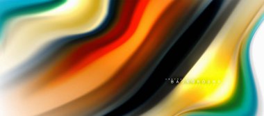 Sıvı sıvı karıştırma renkler konsepti üzerine açık gri renkli, eğri akışı, trendy soyut düzeni şablonu iş veya teknoloji sunu veya web broşür kapak için duvar kağıdı