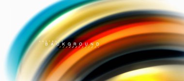 Sıvı sıvı karıştırma renkler konsepti üzerine açık gri renkli, eğri akışı, trendy soyut düzeni şablonu iş veya teknoloji sunu veya web broşür kapak için duvar kağıdı