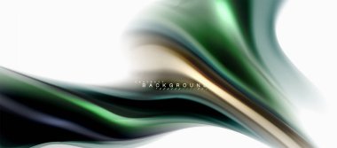 Sıvı sıvı karıştırma renkler konsepti üzerine açık gri renkli, eğri akışı, trendy soyut düzeni şablonu iş veya teknoloji sunu veya web broşür kapak için duvar kağıdı