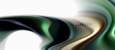 Sıvı sıvı karıştırma renkler konsepti üzerine açık gri renkli, eğri akışı, trendy soyut düzeni şablonu iş veya teknoloji sunu veya web broşür kapak için duvar kağıdı