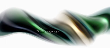 Sıvı sıvı karıştırma renkler konsepti üzerine açık gri renkli, eğri akışı, trendy soyut düzeni şablonu iş veya teknoloji sunu veya web broşür kapak için duvar kağıdı