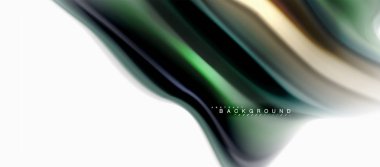 Sıvı sıvı karıştırma renkler konsepti üzerine açık gri renkli, eğri akışı, trendy soyut düzeni şablonu iş veya teknoloji sunu veya web broşür kapak için duvar kağıdı