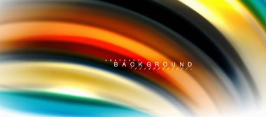 Sıvı sıvı karıştırma renkler konsepti üzerine açık gri renkli, eğri akışı, trendy soyut düzeni şablonu iş veya teknoloji sunu veya web broşür kapak için duvar kağıdı