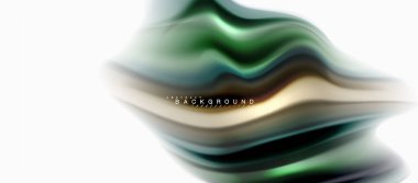 Sıvı sıvı karıştırma renkler konsepti üzerine açık gri renkli, eğri akışı, trendy soyut düzeni şablonu iş veya teknoloji sunu veya web broşür kapak için duvar kağıdı