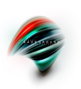 Sıvı sıvı karıştırma renkler konsepti üzerine açık gri renkli, dalga ve girdap eğrisi akışı satır, trendy soyut düzeni şablonu iş sunumu, app duvar kağıdı başlık sayfası, poster veya duvar kağıdı için