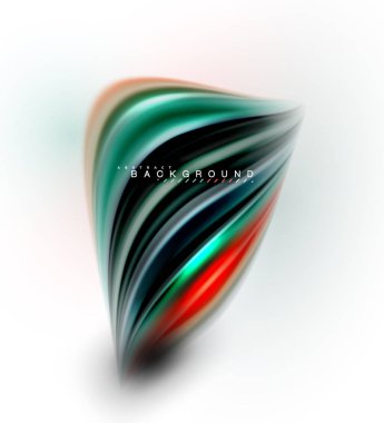 Sıvı sıvı karıştırma renkler konsepti üzerine açık gri renkli, dalga ve girdap eğrisi akışı satır, trendy soyut düzeni şablonu iş sunumu, app duvar kağıdı başlık sayfası, poster veya duvar kağıdı için