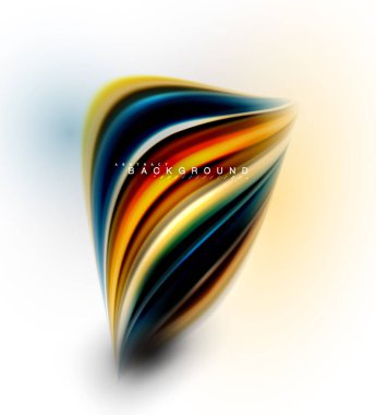 Sıvı sıvı karıştırma renkler konsepti üzerine açık gri renkli, dalga ve girdap eğrisi akışı satır, trendy soyut düzeni şablonu iş sunumu, app duvar kağıdı başlık sayfası, poster veya duvar kağıdı için