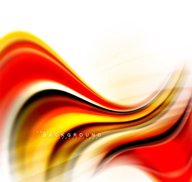 Sıvı sıvı karıştırma renkler konsepti üzerine açık gri renkli, dalga ve girdap eğrisi akışı satır, trendy soyut düzeni şablonu iş sunumu, app duvar kağıdı başlık sayfası, poster veya duvar kağıdı için