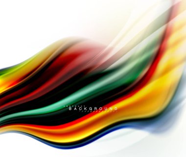 Sıvı sıvı karıştırma renkler konsepti üzerine açık gri renkli, dalga ve girdap eğrisi akışı satır, trendy soyut düzeni şablonu iş sunumu, app duvar kağıdı başlık sayfası, poster veya duvar kağıdı için