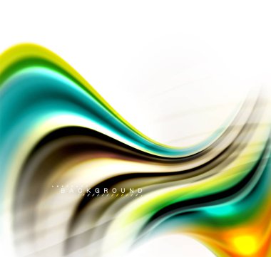 Sıvı sıvı karıştırma renkler konsepti üzerine açık gri renkli, dalga ve girdap eğrisi akışı satır, trendy soyut düzeni şablonu iş sunumu, app duvar kağıdı başlık sayfası, poster veya duvar kağıdı için