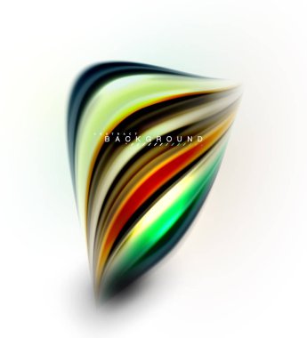 Sıvı sıvı karıştırma renkler konsepti üzerine açık gri renkli, dalga ve girdap eğrisi akışı satır, trendy soyut düzeni şablonu iş sunumu, app duvar kağıdı başlık sayfası, poster veya duvar kağıdı için