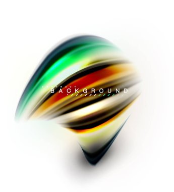 Sıvı sıvı karıştırma renkler konsepti üzerine açık gri renkli, dalga ve girdap eğrisi akışı satır, trendy soyut düzeni şablonu iş sunumu, app duvar kağıdı başlık sayfası, poster veya duvar kağıdı için