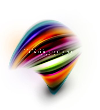 Sıvı sıvı karıştırma renkler konsepti üzerine açık gri renkli, dalga ve girdap eğrisi akışı satır, trendy soyut düzeni şablonu iş sunumu, app duvar kağıdı başlık sayfası, poster veya duvar kağıdı için