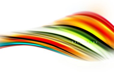 Sıvı sıvı karıştırma renkler konsepti üzerine açık gri renkli, dalga ve girdap eğrisi akışı satır, trendy soyut düzeni şablonu iş sunumu, app duvar kağıdı başlık sayfası, poster veya duvar kağıdı için