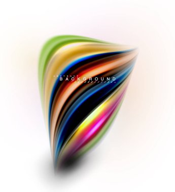 Sıvı sıvı karıştırma renkler konsepti üzerine açık gri renkli, dalga ve girdap eğrisi akışı satır, trendy soyut düzeni şablonu iş sunumu, app duvar kağıdı başlık sayfası, poster veya duvar kağıdı için