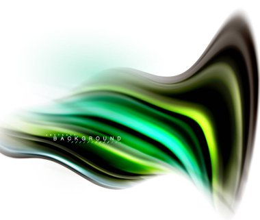 Sıvı sıvı karıştırma renkler konsepti üzerine açık gri renkli, dalga ve girdap eğrisi akışı satır, trendy soyut düzeni şablonu iş sunumu, app duvar kağıdı başlık sayfası, poster veya duvar kağıdı için