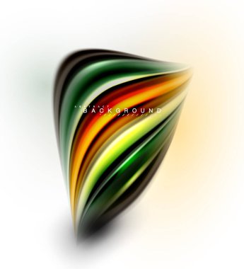 Sıvı sıvı karıştırma renkler konsepti üzerine açık gri renkli, dalga ve girdap eğrisi akışı satır, trendy soyut düzeni şablonu iş sunumu, app duvar kağıdı başlık sayfası, poster veya duvar kağıdı için