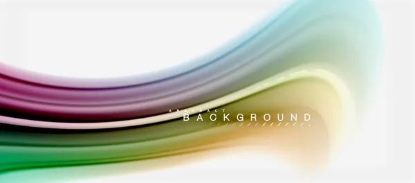 Rainbow fluid colors abstract background twisted liquid design, colorido mármore ou plástico ondulado textura pano de fundo, modelo multicolorido para apresentação de negócios ou tecnologia ou capa de brochura web — Vetor de Stock