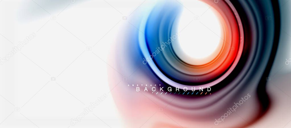 Rainbow fluid colors abstract background twisted liquid design, colorful marble or plastic wavy texture backdrop, multicolored template for business or technology presentation or web brochure cover