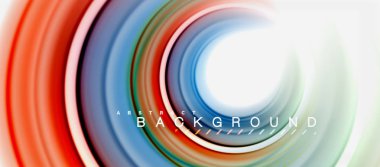 Gökkuşağı sıvı soyut girdap şekli, bükülmüş sıvı renkler tasarım, renkli mermer veya plastik dalgalı doku arka plan, çok renkli şablonu için iş veya teknoloji sunu veya web broşürü