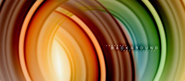 Gökkuşağı sıvı renkli arka plan - girdap ve daireler, bükülmüş sıvı renkler, renkli mermer veya plastik dalgalı doku zemin, çok renkli şablonu için iş veya teknoloji