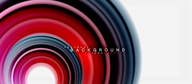 Gökkuşağı sıvı renkli arka plan - girdap ve daireler, bükülmüş sıvı renkler, renkli mermer veya plastik dalgalı doku zemin, çok renkli şablonu için iş veya teknoloji