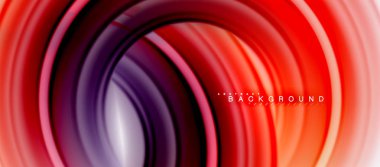 Gökkuşağı sıvı renkli arka plan - girdap ve daireler, bükülmüş sıvı renkler, renkli mermer veya plastik dalgalı doku zemin, çok renkli şablonu için iş veya teknoloji