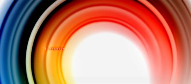 Gökkuşağı sıvı renkli arka plan - girdap ve daireler, bükülmüş sıvı renkler, renkli mermer veya plastik dalgalı doku zemin, çok renkli şablonu için iş veya teknoloji