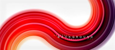 Gökkuşağı sıvı renkli arka plan - girdap ve daireler, bükülmüş sıvı renkler, renkli mermer veya plastik dalgalı doku zemin, çok renkli şablonu için iş veya teknoloji