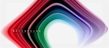 Gökkuşağı sıvı renk arka plan Bükülü sıvı tasarım, renkli mermer veya plastik dalgalı doku zemin, çok renkli şablonu için iş veya teknoloji sunu veya web broşür kapak