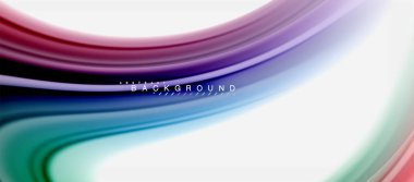 Gökkuşağı sıvı renk arka plan Bükülü sıvı tasarım, renkli mermer veya plastik dalgalı doku zemin, çok renkli şablonu için iş veya teknoloji sunu veya web broşür kapak