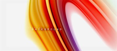 Gökkuşağı sıvı renk arka plan Bükülü sıvı tasarım, renkli mermer veya plastik dalgalı doku zemin, çok renkli şablonu için iş veya teknoloji sunu veya web broşür kapak