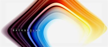 Gökkuşağı sıvı renk arka plan Bükülü sıvı tasarım, renkli mermer veya plastik dalgalı doku zemin, çok renkli şablonu için iş veya teknoloji sunu veya web broşür kapak