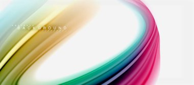 Gökkuşağı sıvı renk arka plan Bükülü sıvı tasarım, renkli mermer veya plastik dalgalı doku zemin, çok renkli şablonu için iş veya teknoloji sunu veya web broşür kapak