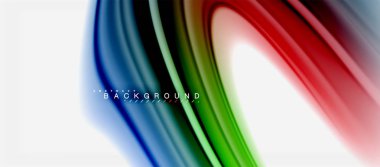 Gökkuşağı sıvı renk arka plan Bükülü sıvı tasarım, renkli mermer veya plastik dalgalı doku zemin, çok renkli şablonu için iş veya teknoloji sunu veya web broşür kapak