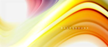 Gökkuşağı sıvı renk arka plan Bükülü sıvı tasarım, renkli mermer veya plastik dalgalı doku zemin, çok renkli şablonu için iş veya teknoloji sunu veya web broşür kapak