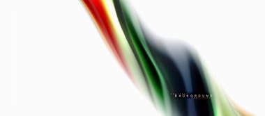 Sıvı sıvı karıştırma renkler konsepti üzerine açık gri renkli, eğri akışı, trendy soyut düzeni şablonu iş veya teknoloji sunu veya web broşür kapak için duvar kağıdı