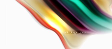 Sıvı sıvı karıştırma renkler konsepti üzerine açık gri renkli, eğri akışı, trendy soyut düzeni şablonu iş veya teknoloji sunu veya web broşür kapak için duvar kağıdı